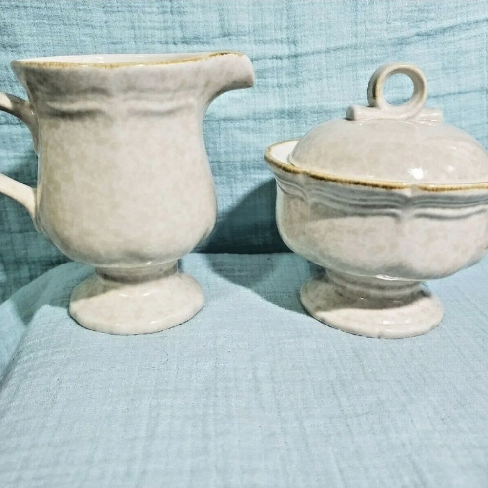 Mikasa FG 000 Country Charm Set Creamer & Sugar Vintage  Japan